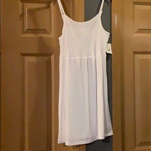 This is a brand new dress that is white